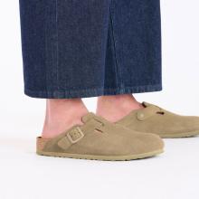 Birkenstock Sabot Boston Suede Faded Khaki - 8