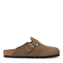 Birkenstock Sabot Boston suede Dark Tea - 1