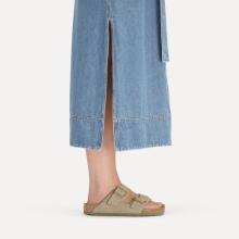 Birkenstock Sandali Arizona Suede Faded Khaki - 8