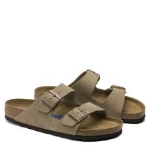 BIRK Sandali Arizona Suede Taupe - 4