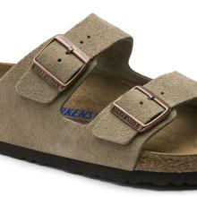 BIRK Sandali Arizona Suede Taupe - 7