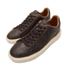 Blauer Sneakers Buck 01 Nub Dark Brown Navy - 5