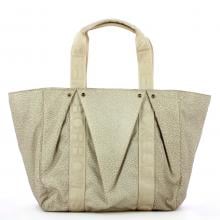 Borbonese Shopping Bag Large in Nylon Riciclato Sabbia - 1