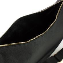 Borbonese Borsa Luna Bag Middle con taschino in Nylon Riciclato Dark Black - 4