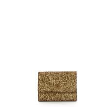 Borbonese Portafoglio Medium RFID in Nylon Riciclato Beige Marrone - 1