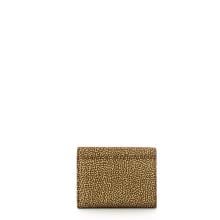 Borbonese Portafoglio Medium RFID in Nylon Riciclato Beige Marrone - 2