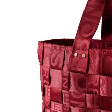 Borbonese Shopper Strapcycle Large Borgogna - 4
