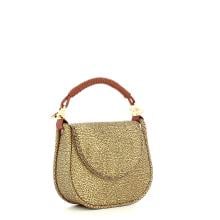Borbonese Hobo Horseback Small Beige Cuoio - 2