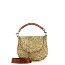 Borbonese Hobo Horseback Small Beige Cuoio - 4