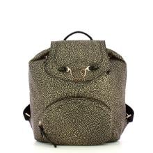 Borbonese Zaino Medium Op Naturale Nero - 1