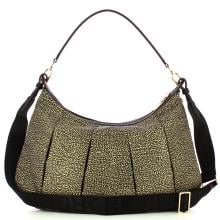 Borbonese Hobo Medium OP Naturale Nero - 3