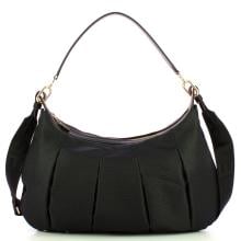 Borbonese Hobo Medium Dark Black - 1