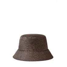 Borbonese Cappello da Pescatore in tessuto OP Naturale Nero - 1