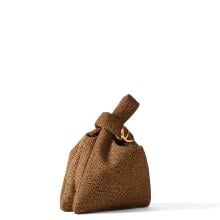 Borbonese Borsa a mano Twinnie Small in camoscio OP Naturale - 2