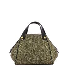 Borbonese Borsa a mano Marie Medium OP Naturale Nero - 3
