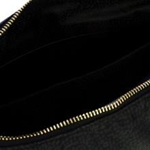 Borbonese Hobo Bag Twinnie Large Dark Black - 4