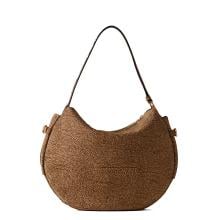 Borbonese Hobo Bag Bridle Medium OP Naturale - 3