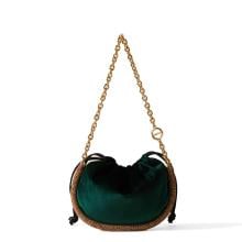 Borbonese Mini Borsa Coquille Alloro OP Naturale - 3