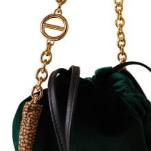 Borbonese Mini Borsa Coquille Alloro OP Naturale - 4