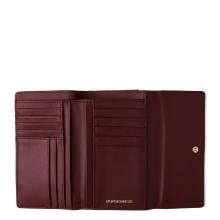 Borbonese Portafoglio Medium RFID in Nylon Riciclato Merlot - 3