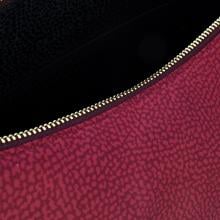 Borbonese Borsa Luna Bag Medium con taschino in Nylon Riciclato Merlot - 4