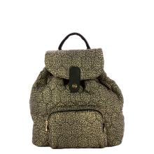 Borbonese Zaino Medium OP Naturale Nero - 1