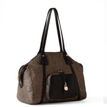 Borbonese Borsa a spalla Poche Medium OP Naturale Nero - 2