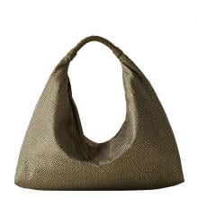 Borbonese Hobo Bag Plie Olive - 1
