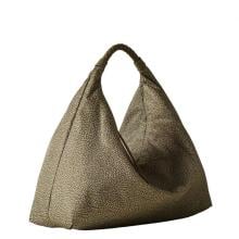 Borbonese Hobo Bag Plie Olive - 2