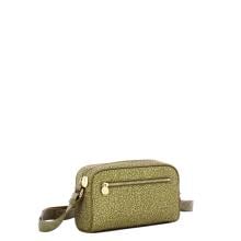 Borbonese Tracollina Small in Nylon Riciclato Olive - 2