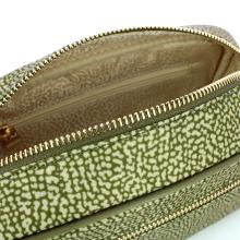 Borbonese Tracollina Small in Nylon Riciclato Olive - 4
