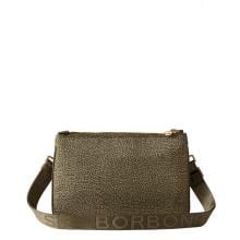 Borbonese Tracollina in Nylon Riciclato Olive - 3