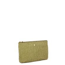Borbonese Bustina Portadocumenti in Nylon Riciclato Olive - 2