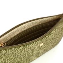 Borbonese Bustina Portadocumenti in Nylon Riciclato Olive - 4