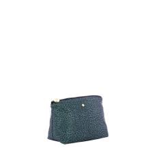 Borbonese Busta Medium in Nylon Riciclato Blu Lapis - 2