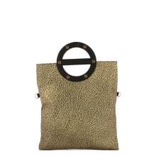 Borbonese Borsa a tracolla Vis a Vis Small OP Naturale Nero - 3