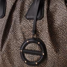 Borbonese Borsa a mano Vis a Vis OP Naturale Nero - 4