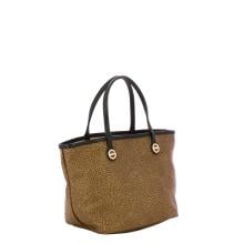Borbonese Borsa a mano Flight S OP Naturale Nero - 2
