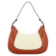 Borbonese Hobo Medium Beige Cuoio - 3