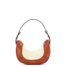 Borbonese Hobo Small Beige Cuoio - 1