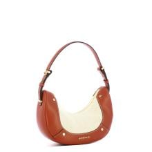 Borbonese Hobo Small Beige Cuoio - 2