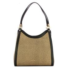 Borbonese Borsa Shopping OP Naturale Nero - 1
