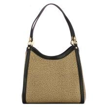 Borbonese Borsa Shopping OP Naturale Nero - 3