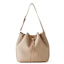 Borbonese Borsa a spalla Mareè Medium Sabbia - 1