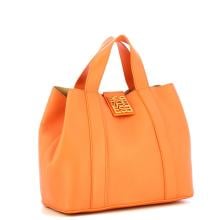 Borbonese Borsa a mano Nueve in pelle Tangerine - 2