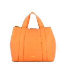 Borbonese Borsa a mano Nueve in pelle Tangerine - 3