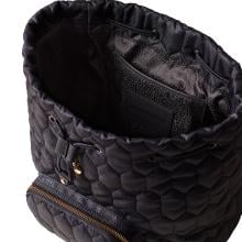 Borbonese Zaino Honey Medium Dark Black - 5