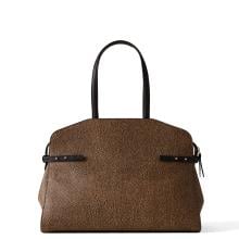 Borbonese Shopping Gemini Medium OP Naturale Nero - 3