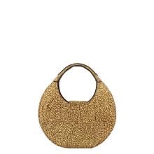 Borbonese Mini Hobo Bag Full Moon OP Naturale - 1