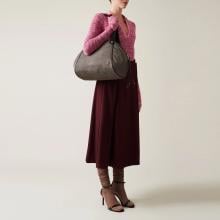 Borbonese Shopping Marie Large OP Naturale Nero - 6